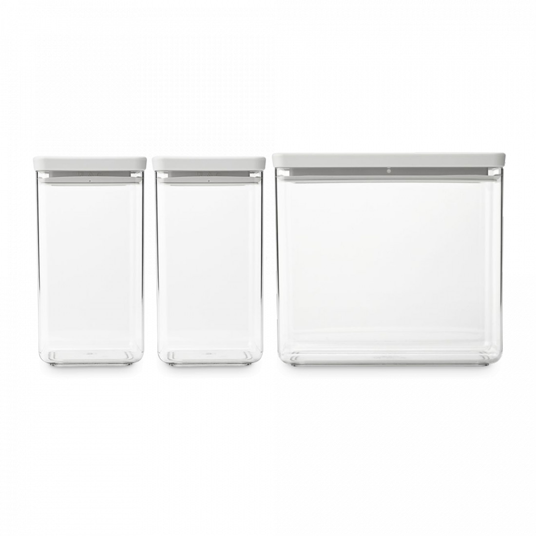 Пластиковая емкость для продуктов Tasty , 1.5 л, прозрачный/темно-серый (Dark Grey)