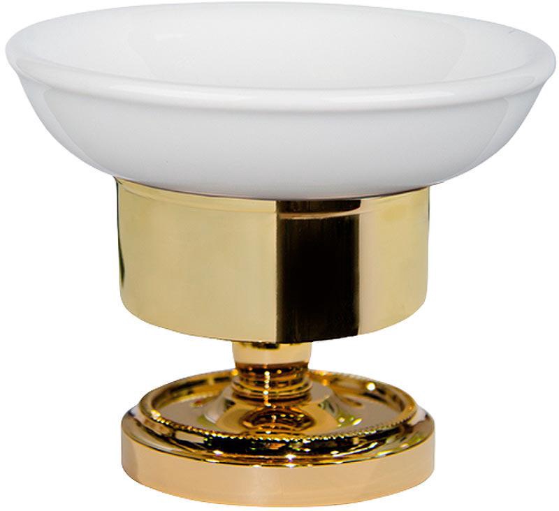 Мыльница настольная Luxor, хрусталь/металл, золотистый